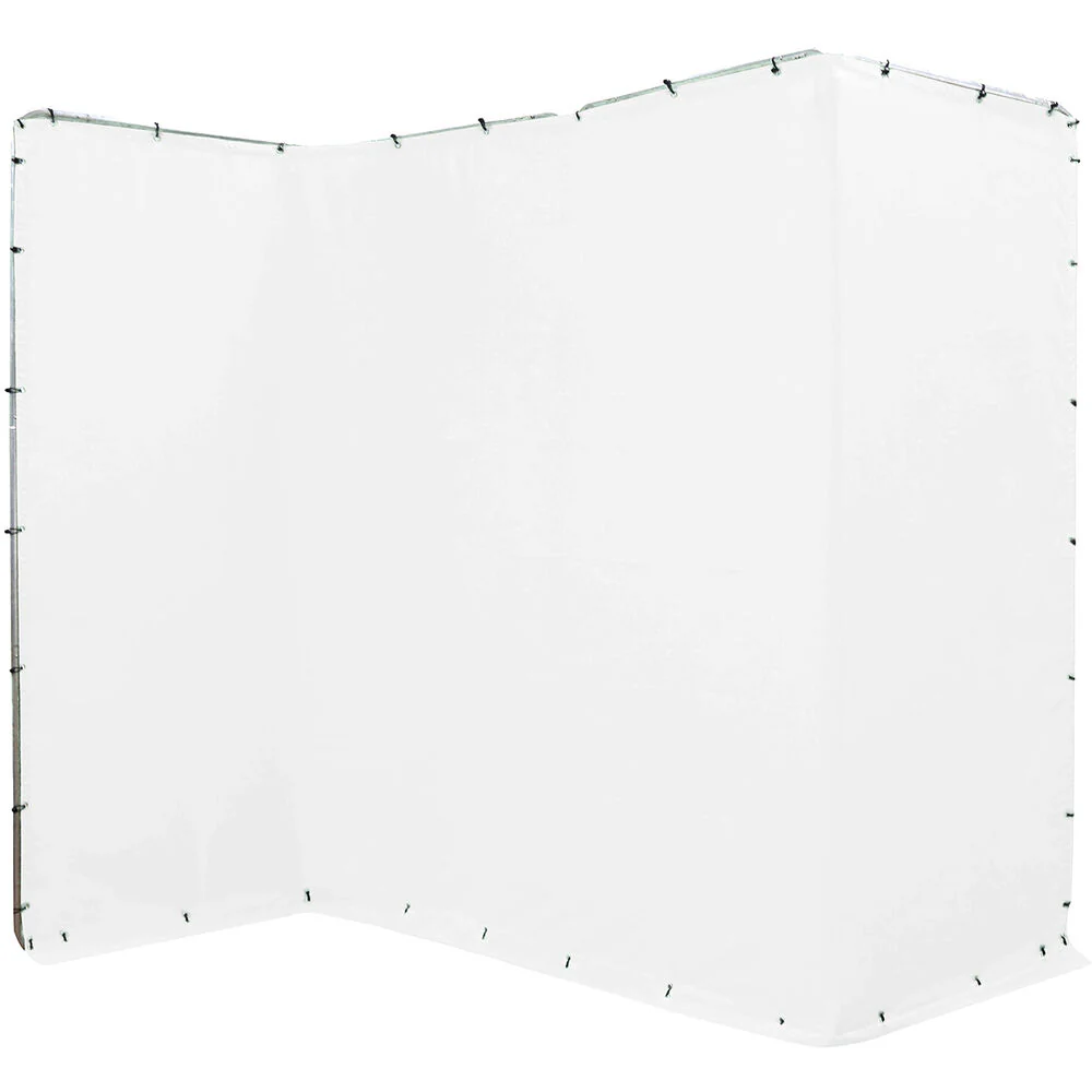 ikan Portable Panoramic Backdrop Screen (White, 13.1 x 7.8') - Image 6