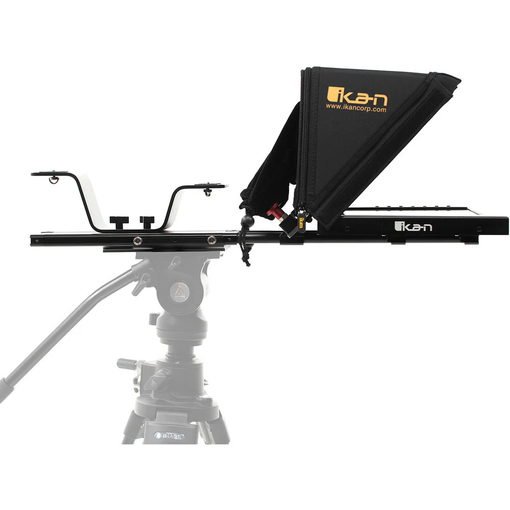 ikan Professional 12" Portable Teleprompter Travel Kit with Rolling Hard Case - Image 5