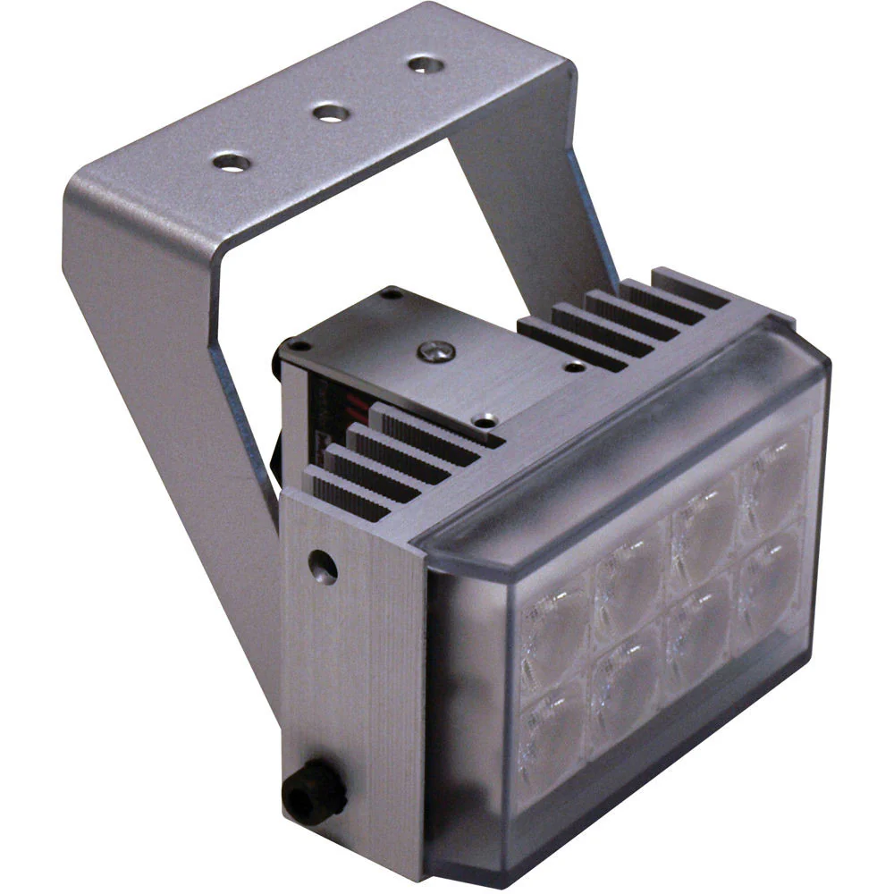 Iluminar WL105 Series Short-Range White Light Illuminator (30', 120°, Silver)