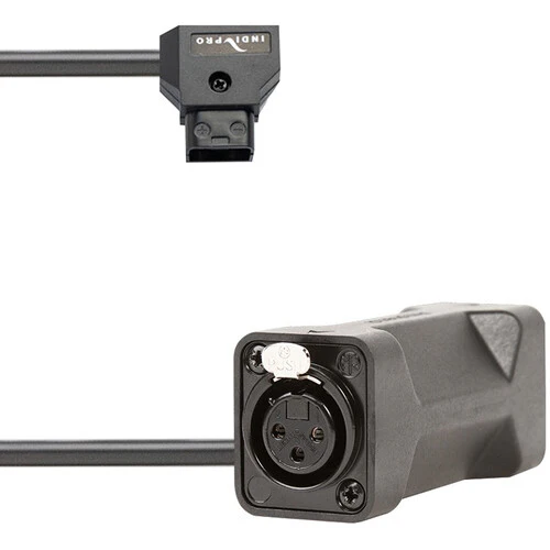 IndiPRO Tools D-Tap to Dual 3-Pin Female XLR Connectors Cable (24")