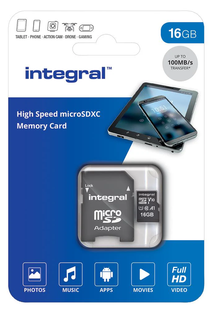 Integral INMSDH16G-100V10 INMSDH16G-100V10 Flash Memory Card Microsdhc UHS-1 Class 10 16 GB - Image 3