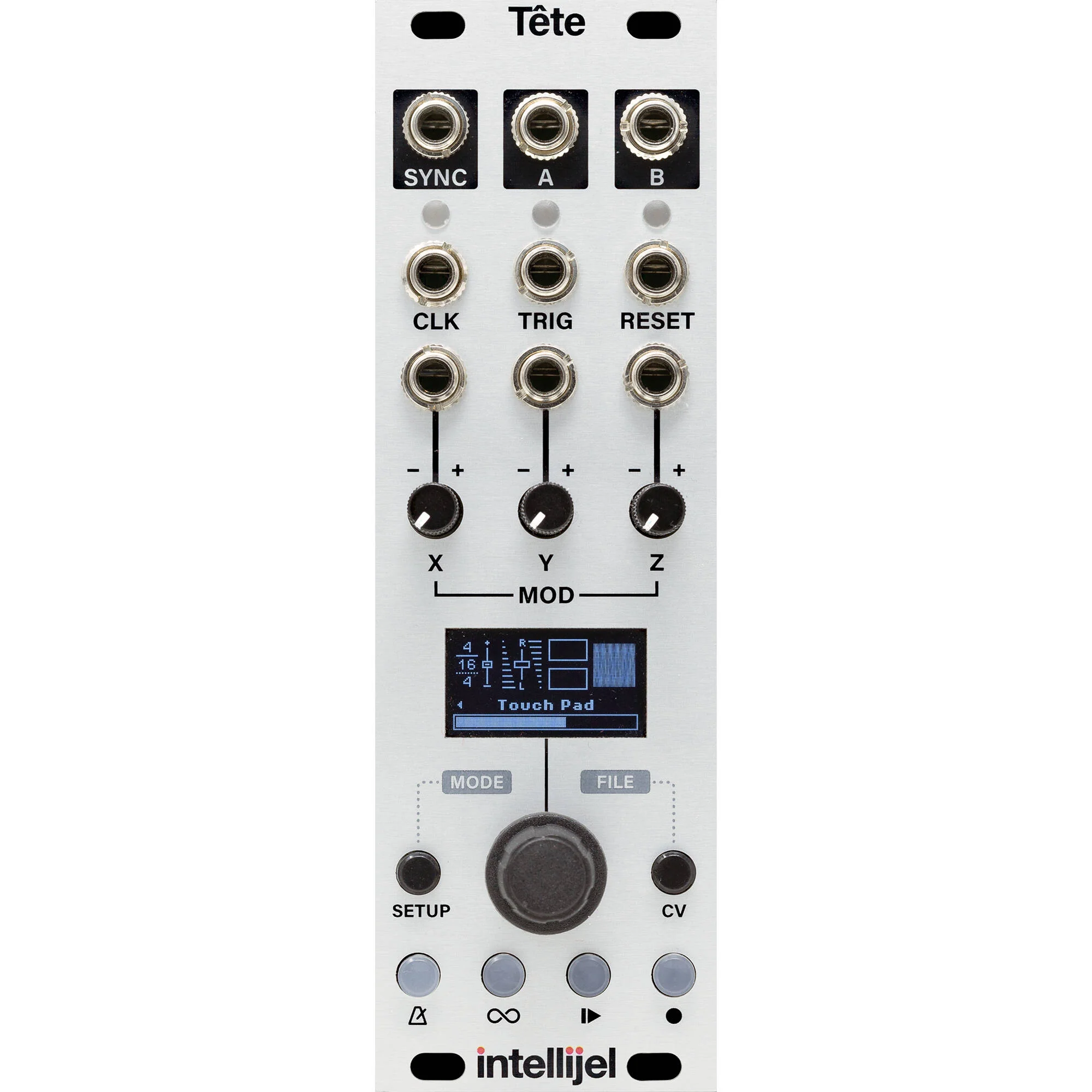 intellijel Tête Looping/Sequencing, CV Control, and Presets Expansion for Tetrapad Eurorack Module (8 HP)