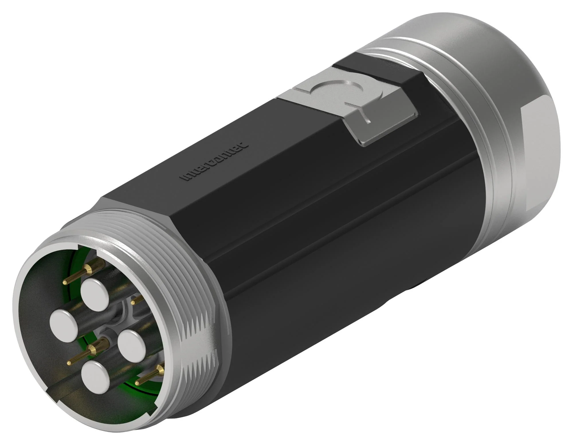 Intercontec - TE Connectivity DKUA002NN00740001000 DKUA002NN00740001000 Circular Connector Extension 958 Series Cable Mount Receptacle 8 Contacts