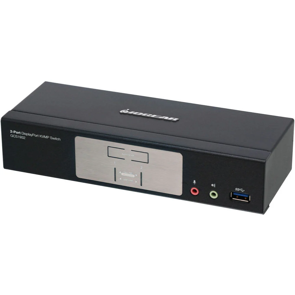IOGEAR 2-Port DisplayPort 1.2 KVM Switch - Image 2