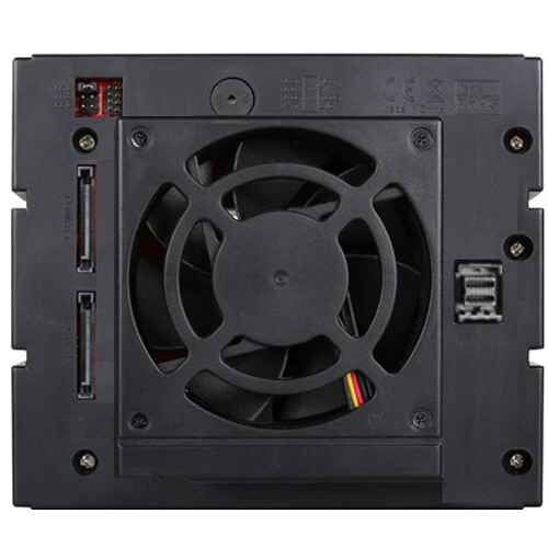 iStarUSA 3 x 5.25" to 4 x 3.5" 12 Gb/s SFF-8643 Hot-Swap Cage (Black) - Image 2