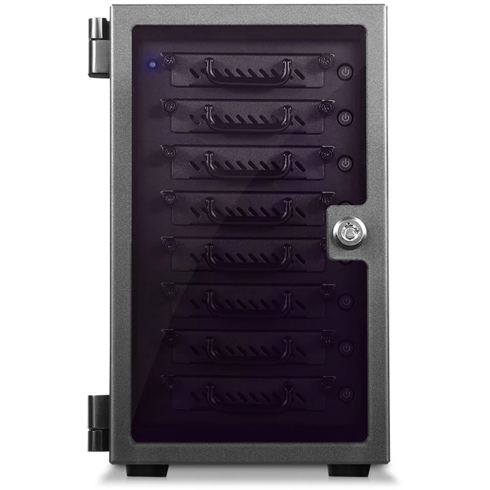 iStarUSA 8-Bay 2.5" SATA 6.0 Gb/s eSATA Hotswap Tower (Black) - Image 3