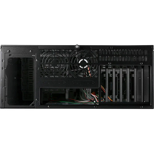 iStarUSA D-400SE 4U Compact Rackmount Chassis (Blue Bezel) - Image 4