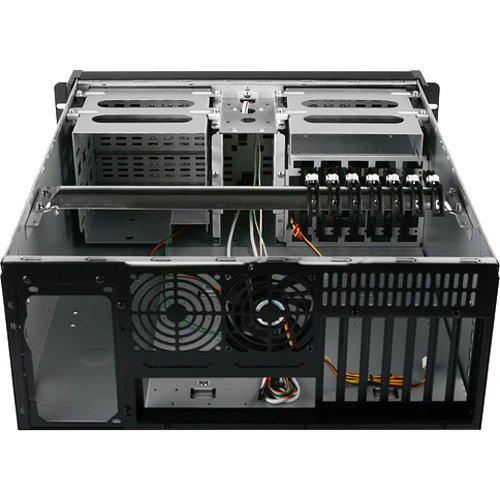 iStarUSA D-400SE 4U Compact Rackmount Chassis (Blue Bezel) - Image 6