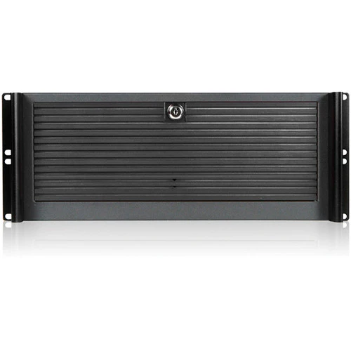 iStarUSA D-416-B10SA 4U Compact Stylish Rackmount Chassis for 10 x 3.5" Hotswap Drives PS2 PSU (Black) - Image 2