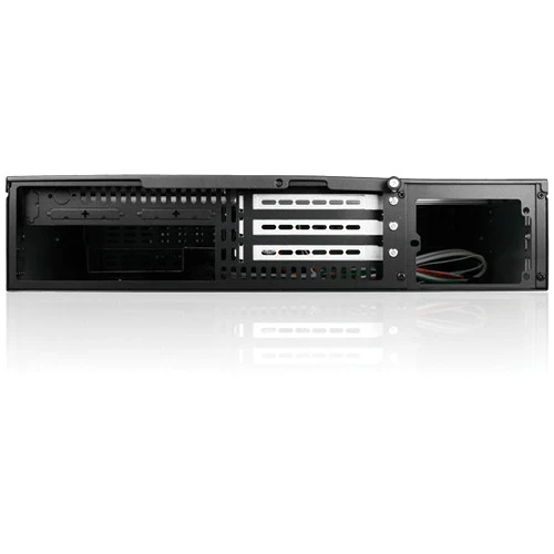 iStarUSA D Storm D-200-SILVER 2U Compact Stylish Rackmount Chassis with Silver Door - Image 2