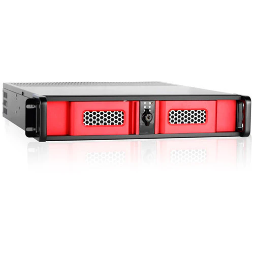 iStarUSA D Storm D-200SE 2U Compact Stylish Rackmount Chassis (Red)
