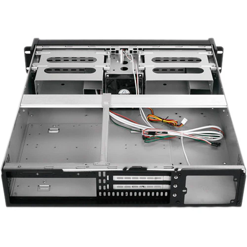 iStarUSA D Storm D-200SEA 2U Compact Rackmount Chassis (Red Bezel) - Image 2