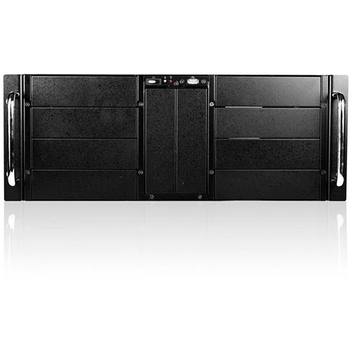 iStarUSA D410-DE15BL 10-Bay Stylish Storage Server Rackmount & 15 x 3.5" Trayless Hotswap Chassis Kit (Blue HDD Handles) - Image 3
