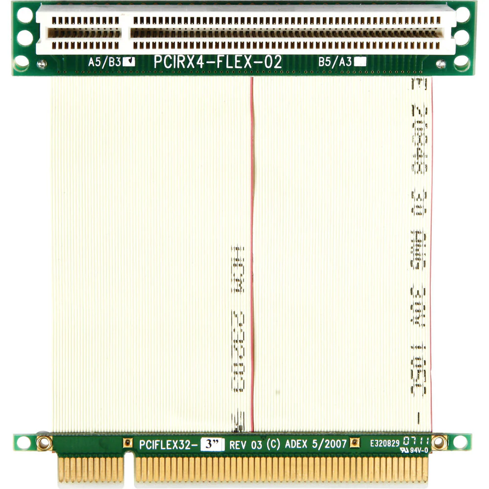 iStarUSA PCI to PCI Reversed Riser Card with 2" Ribbon Cable - Image 3
