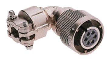 ITT Cannon CA08COME10SL-4PB CA08COME10SL-4PB Circular Connector CA-COM-B Right Angle Plug 2 Contacts Solder Pin Reverse Bayonet 10SL-4