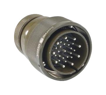 ITT CANNON CA3101E18-4PF80 Circular Connector, CA Series, MIL-DTL-5015 Series, Cable Mount Receptacle, 4 Contacts, Crimp Pin