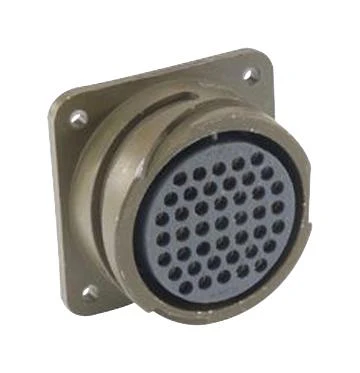 ITT CANNON CA3102E20-27SBA34F80 Circular Connector, CA Series, MIL-DTL-5015 Series, Box Mount Receptacle, 14 Contacts, Crimp Socket