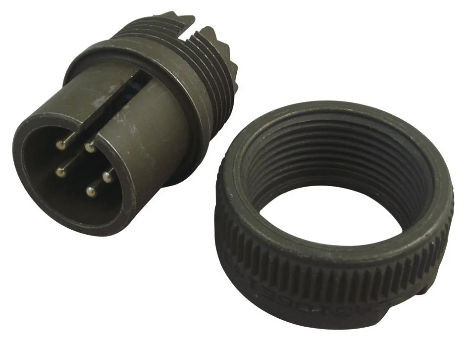 ITT Cannon CA3106E14S-5PF42 CA3106E14S-5PF42 Circular Connector CA Straight Plug 5 Contacts Solder Pin Threaded 14S-5