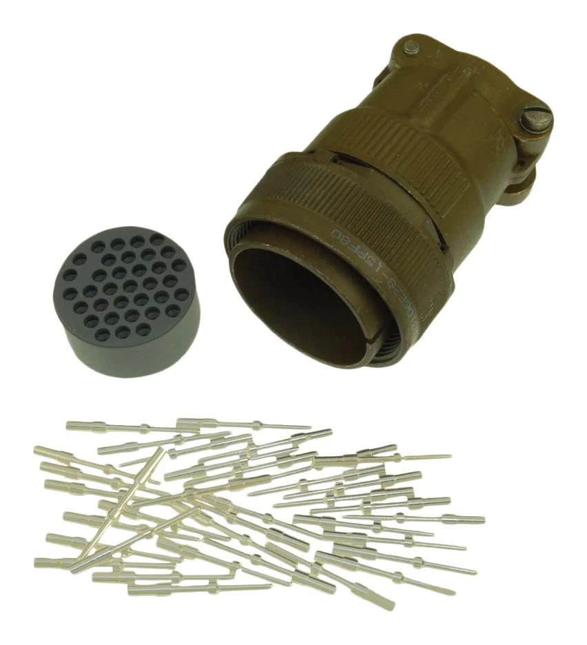 ITT CANNON CA3106E16-9PF80 Circular Connector, CA Series, MIL-DTL-5015 Series, Straight Plug, 4 Contacts, Crimp Pin, Threaded