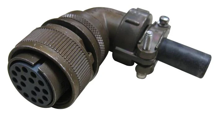 ITT Cannon CA3108F14S-7SWBF80 CA3108F14S-7SWBF80 Circular Connector CA-B Right Angle Plug 3 Contacts Crimp Socket Reverse Bayonet 14S-7