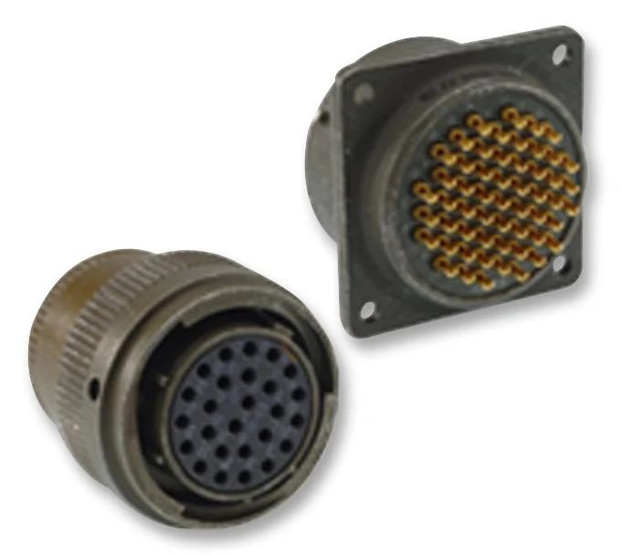 ITT Cannon KPT01A12-10S KPT01A12-10S Circular Connector KPT Cable Mount Receptacle 10 Contacts Solder Socket Bayonet 12-10