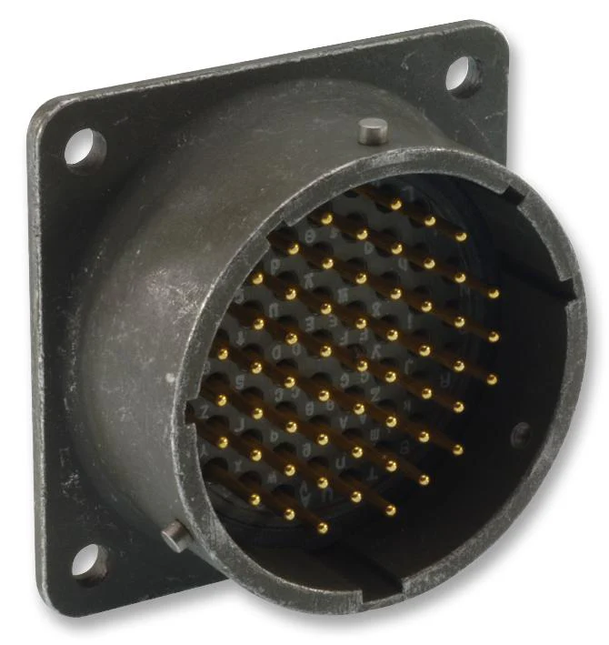 ITT Cannon KPT02E12-10S KPT02E12-10S Circular Connector KPT Box Mount Receptacle 10 Contacts Solder Socket Bayonet 12-10