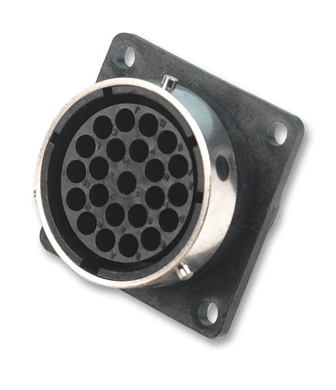 ITT CANNON TR1004RFH1NB Circular Connector, Trident Ringlock Series, Panel Mount Receptacle, 4 Contacts