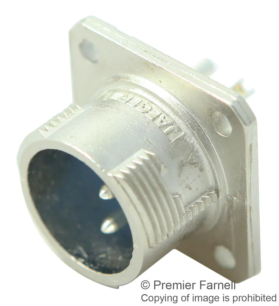 Jaeger 536004006 536004006 Circular Connector Rapid Series Panel Mount Receptacle 4 Contacts Solder Pin Metal Body - Image 2