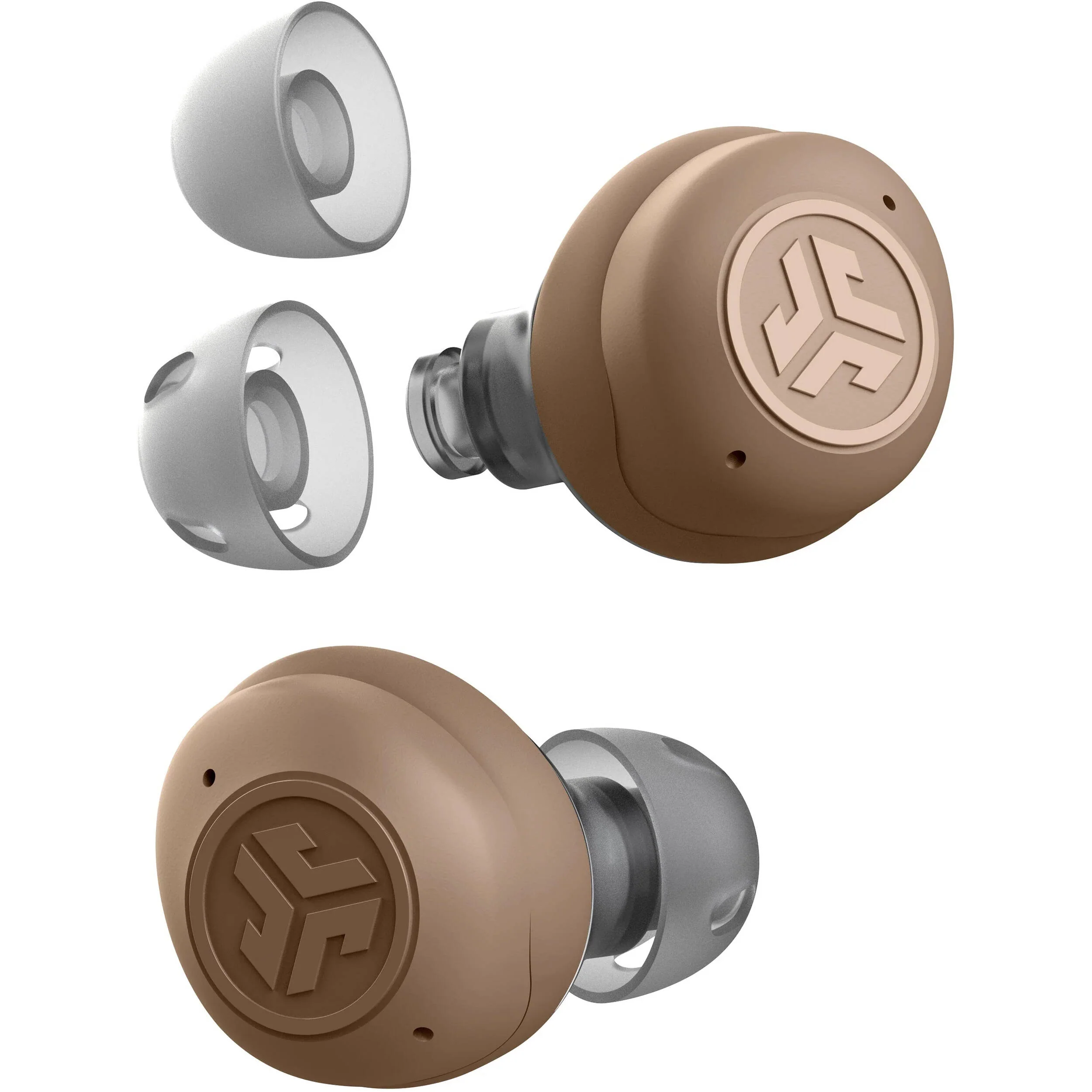 JLab Hear OTC Wireless Hearing Aid Earbuds (Beige) - Image 3