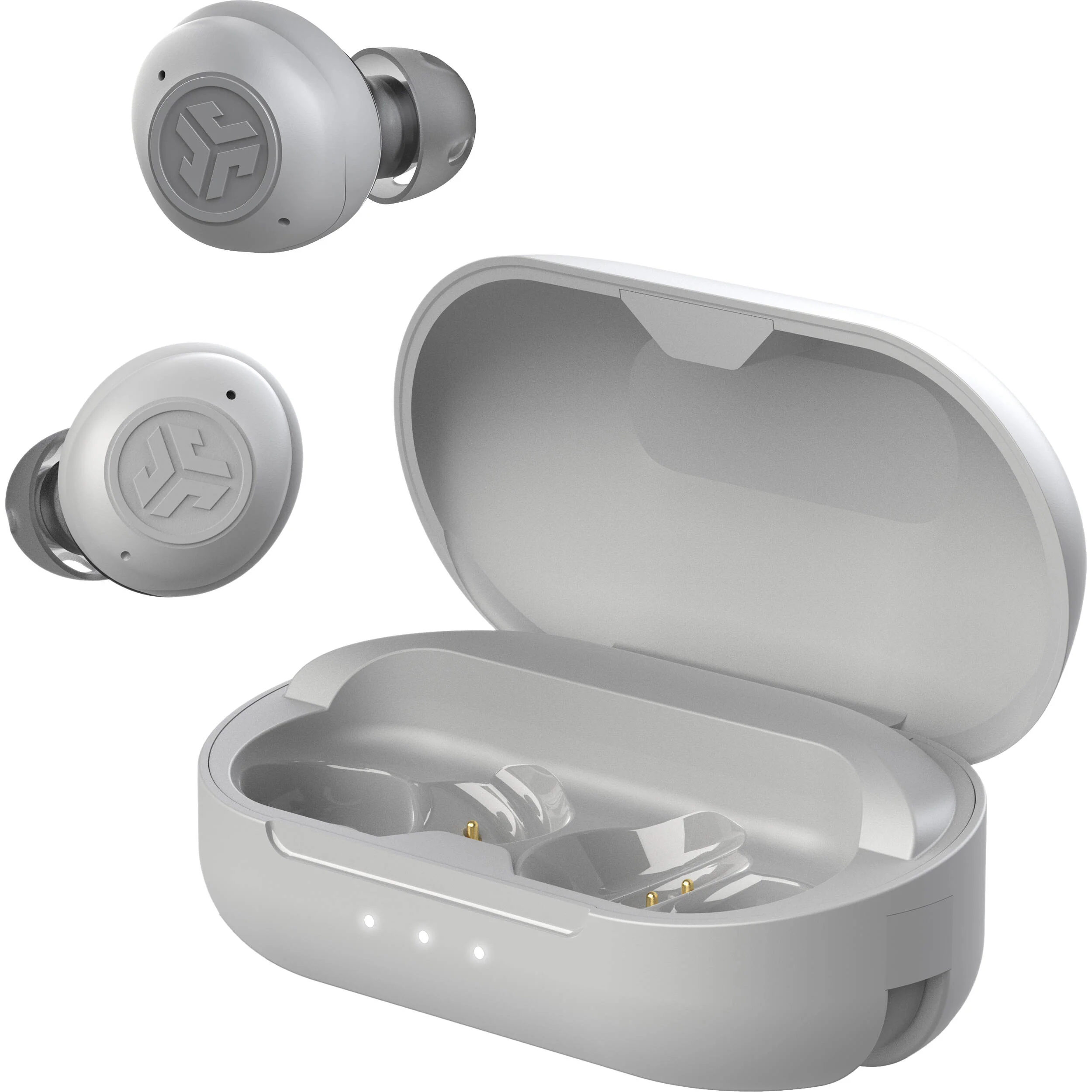 JLab Hear OTC Wireless Hearing Aid Earbuds (White) - Image 3