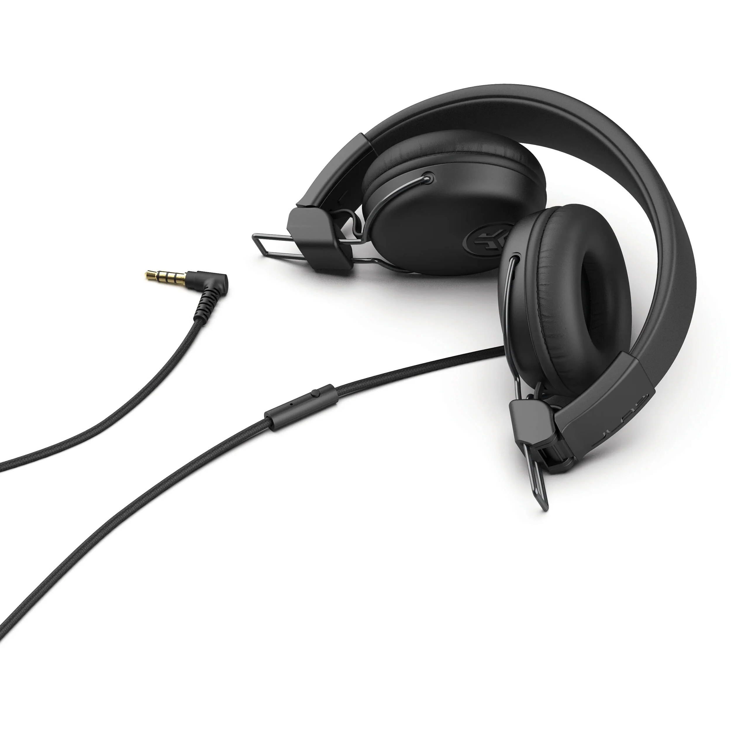 JLab Studio Wired On-Ear Headphones (Black) - Image 3
