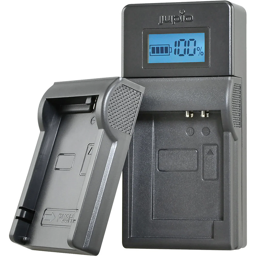 Jupio USB Charger Kit for Select FUJIFILM, Nikon, Olympus, Pentax, and Samsung Batteries (3.6 to 4.2V) - Image 2