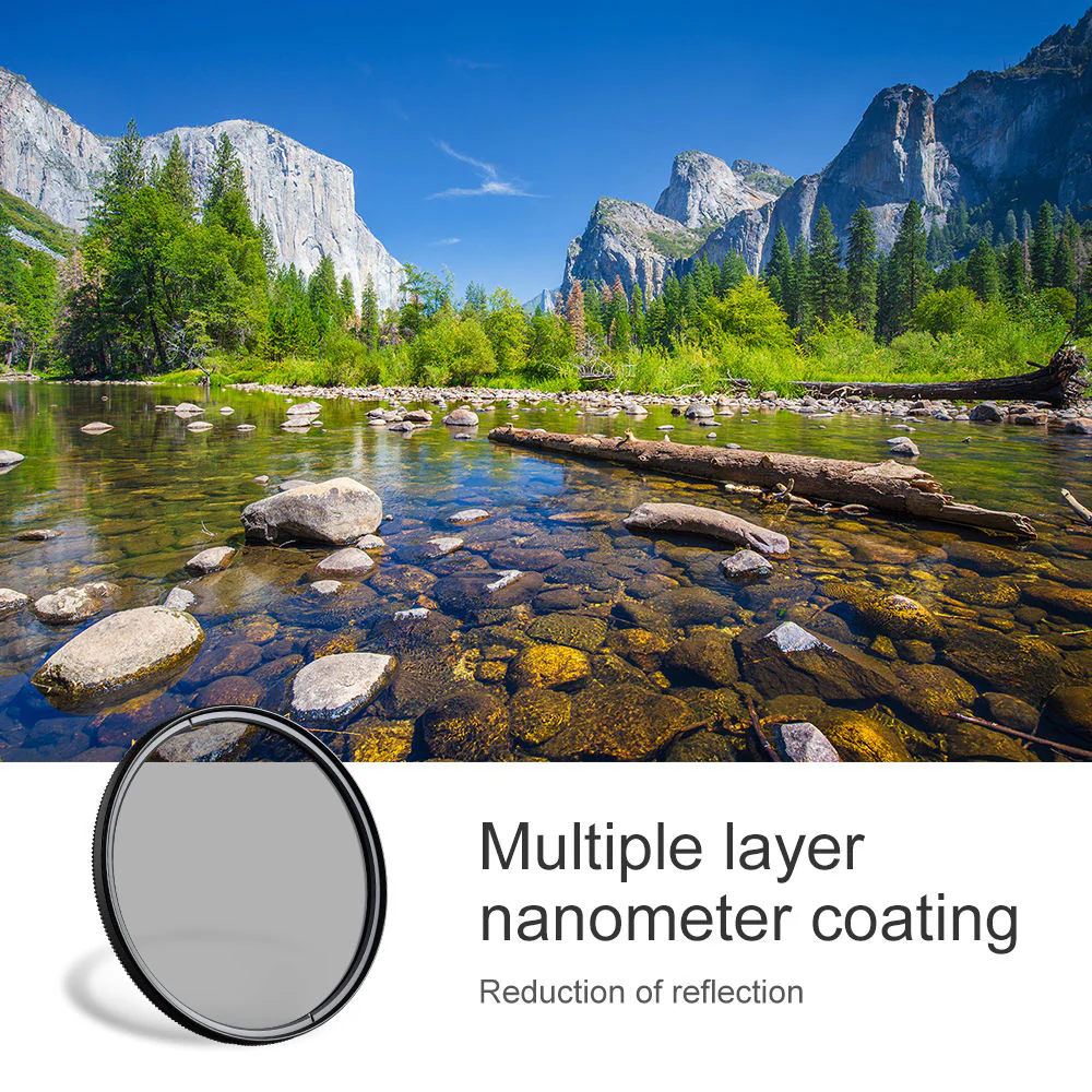 K&F Concept Classic Series Slim Multicoated Circular Polarizer Filter (40.5mm) - Image 3