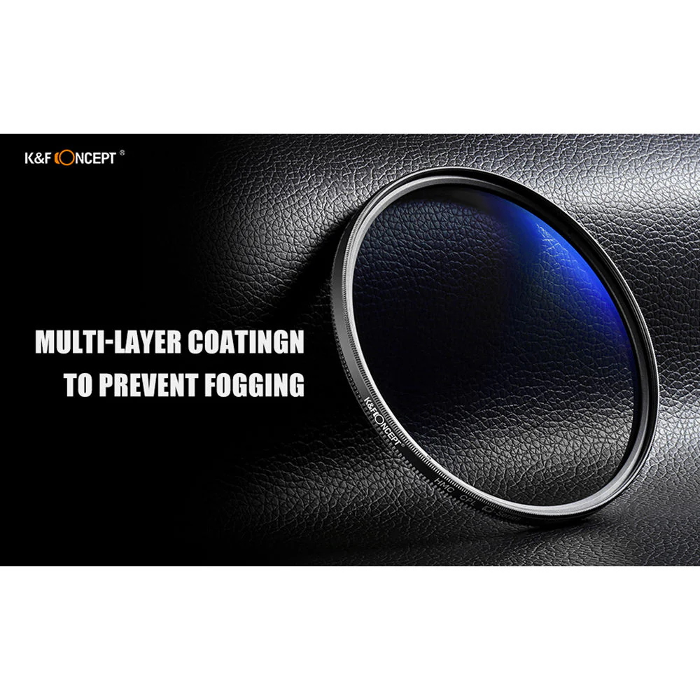 K&F Concept Classic Series Slim Multicoated Circular Polarizer Filter (62mm) - Image 4