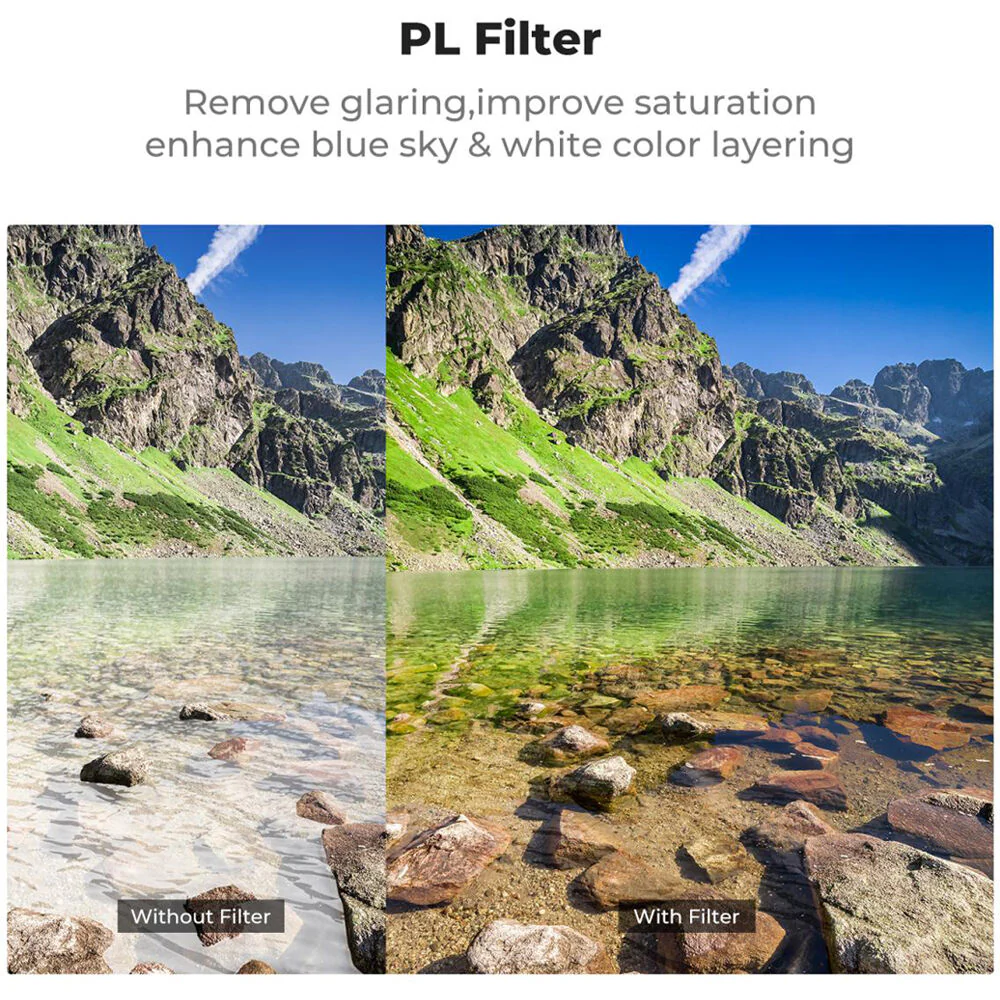 K&F Concept CPL/ND Filter Set for DJI Neo (3-Pack) - Image 4