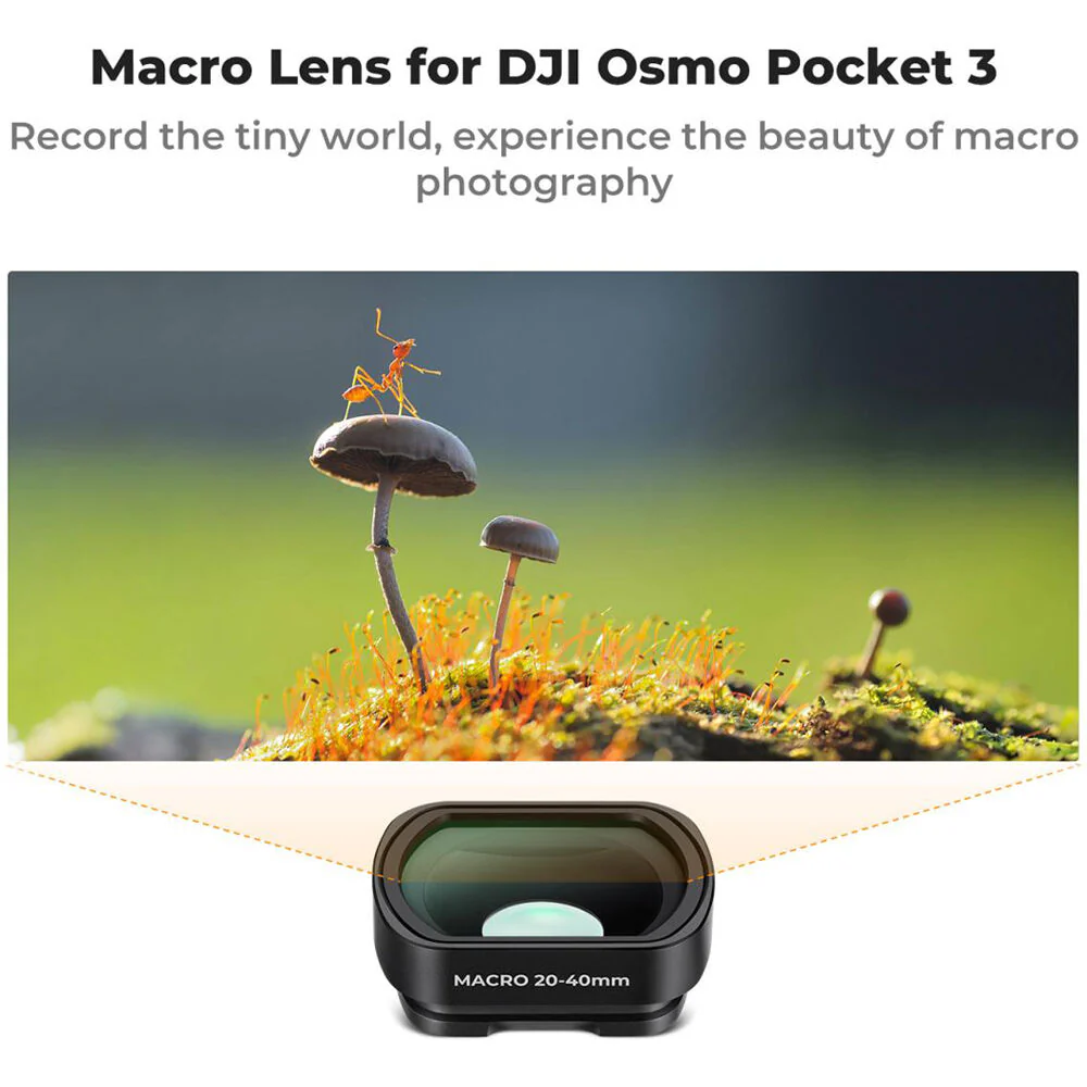 K&F Concept Magnetic Close Up Macro Lens Filter for DJI Osmo Pocket 3 - Image 3