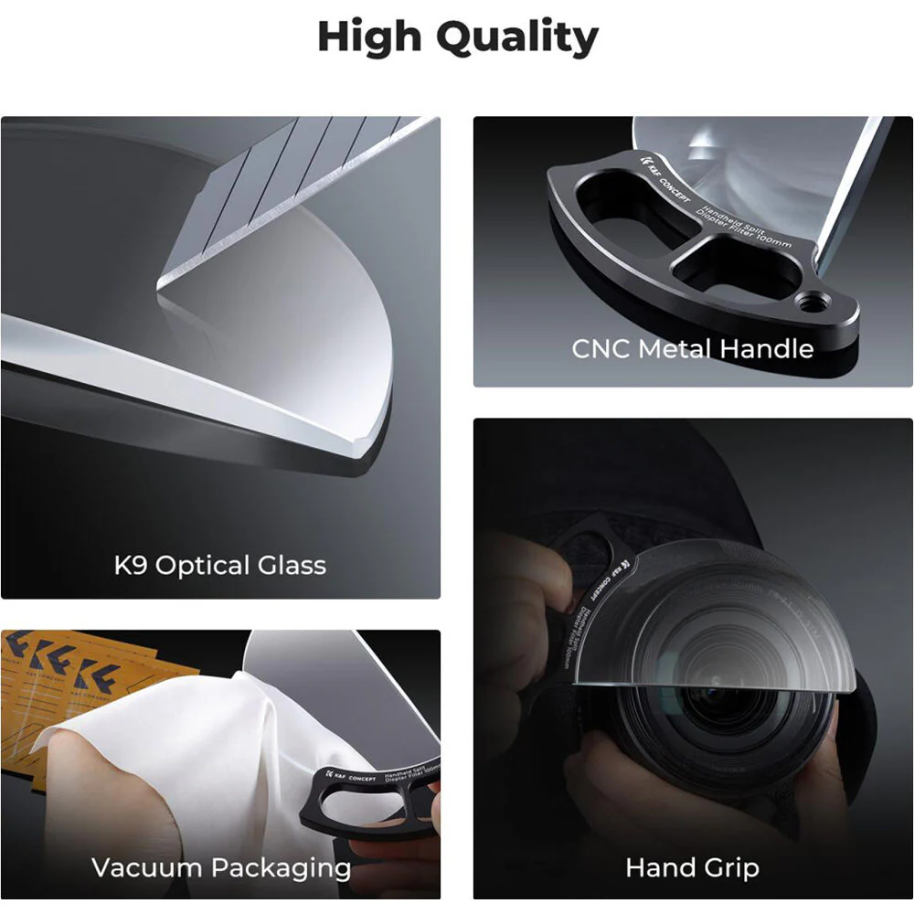 K&F Concept Nano-B Series Handheld Split Diopter Filter (100mm) - Image 6