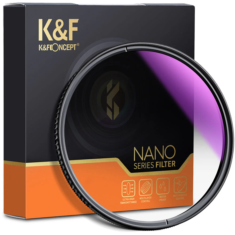 K&F Concept Nano-X Graduated Soft-Edge ND8 Filter (62mm) - Image 2