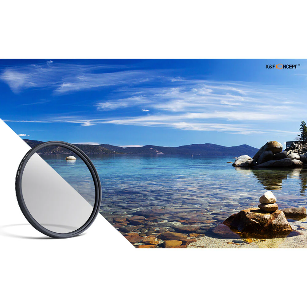 K&F Concept Nano-X HD Green Multi-Coated Waterproof German Optics Schott B270 Circular Polarizer Filter (77mm) - Image 8
