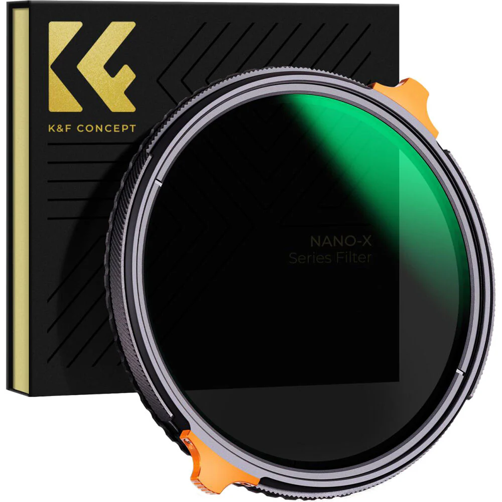 K&F Concept Nano-X Series 2-in-1 Variable ND & CPL Filter (58mm, 2 to 6-Stop)