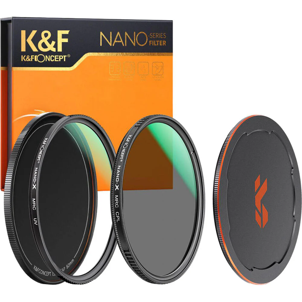 K&F Concept Nano-X Series MCUV & CPL Filter Kit (77mm)