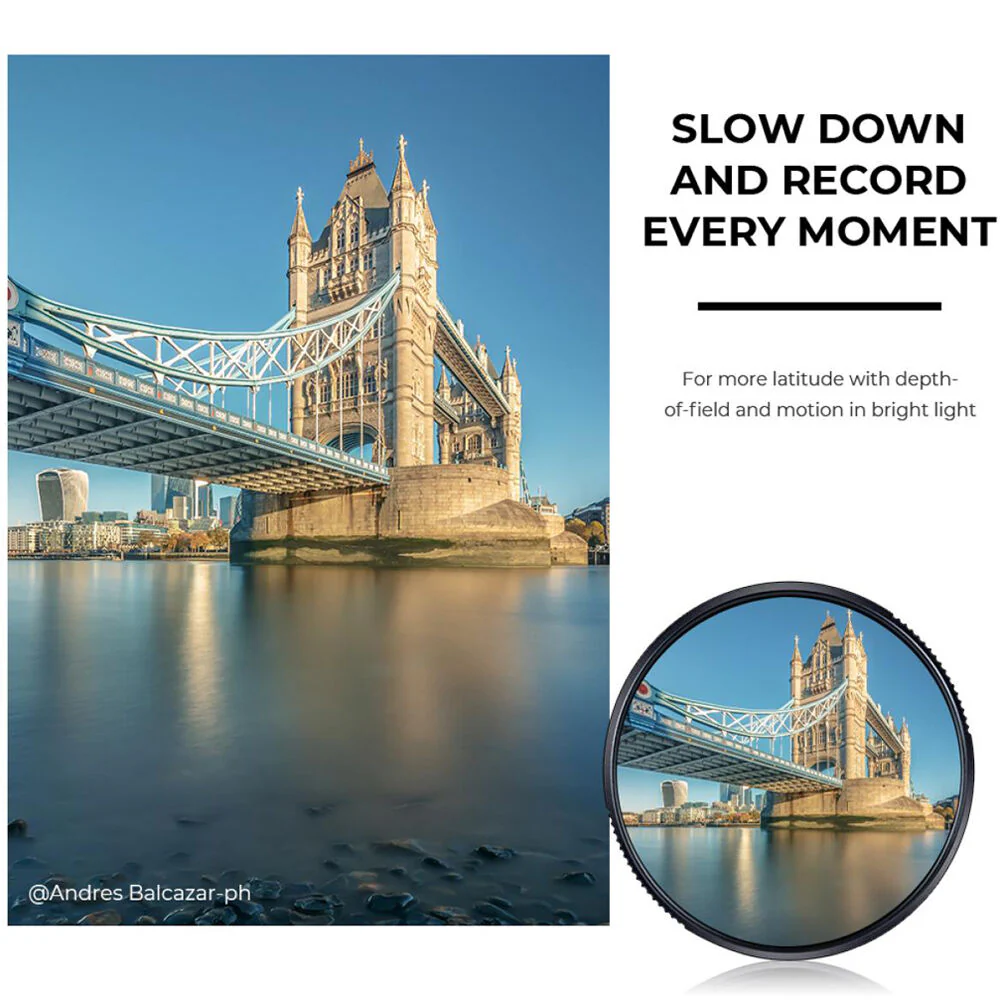 K&F Concept Nano-X Series ND Filter (58mm, 3-Stop) - Image 2