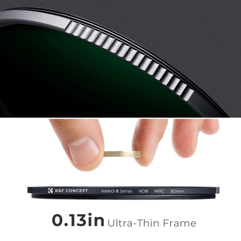K&F Concept Nano-X Series ND Filter (58mm, 3-Stop) - Image 7