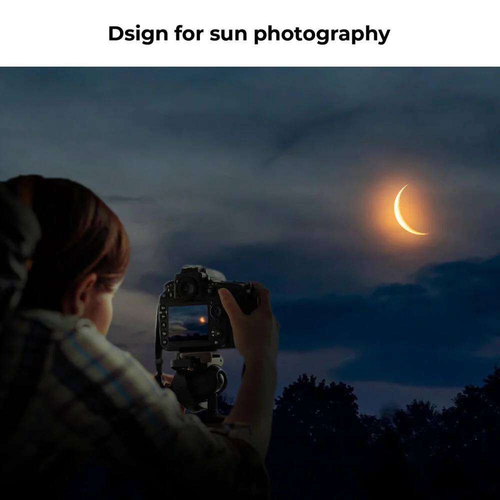 K&F Concept Nano-X Series ND100000 Solar Filter (52mm, 16.6-Stop) - Image 4