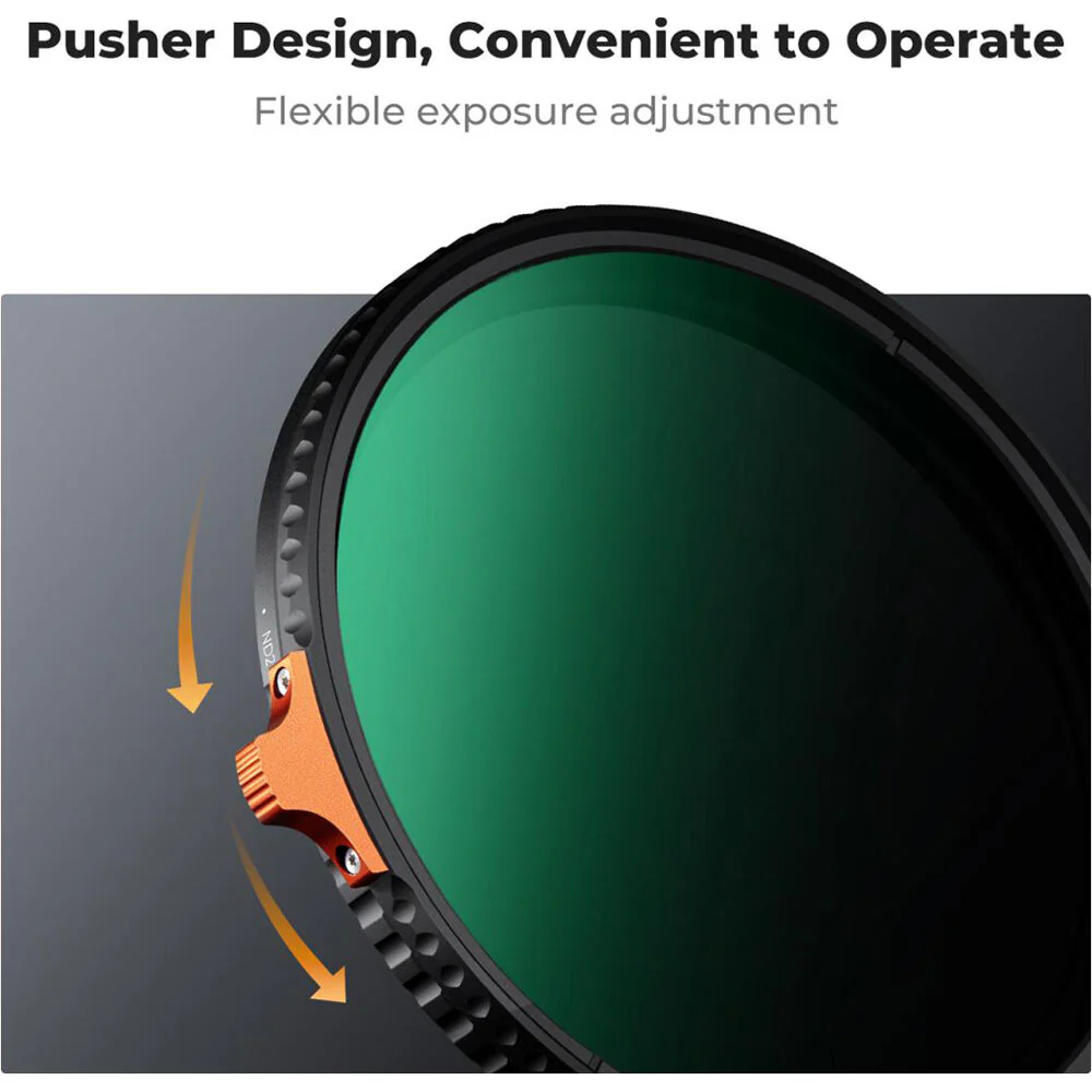 K&F Concept Nano-X Ultra-Low Reflection Variable ND Filter (58mm, 1 to 9-Stop) - Image 6