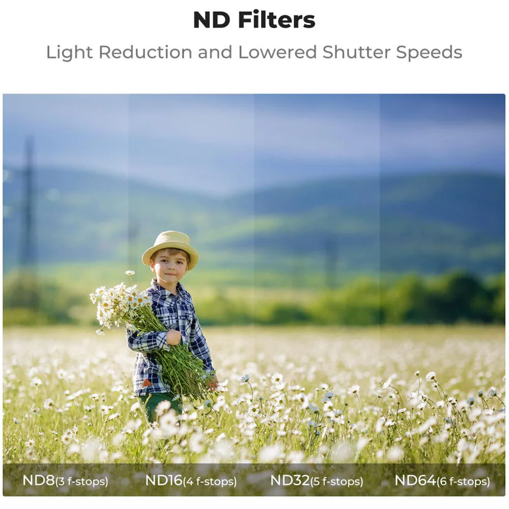 K&F Concept UV/CPL/ND Filter Set for DJI Neo (6-Pack) - Image 3