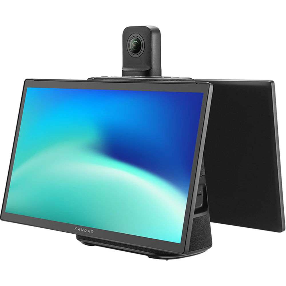 Kandao Meeting Ultra 4K 360&deg; AI Conference Camera with Dual Touchscreen Monitors - Image 2