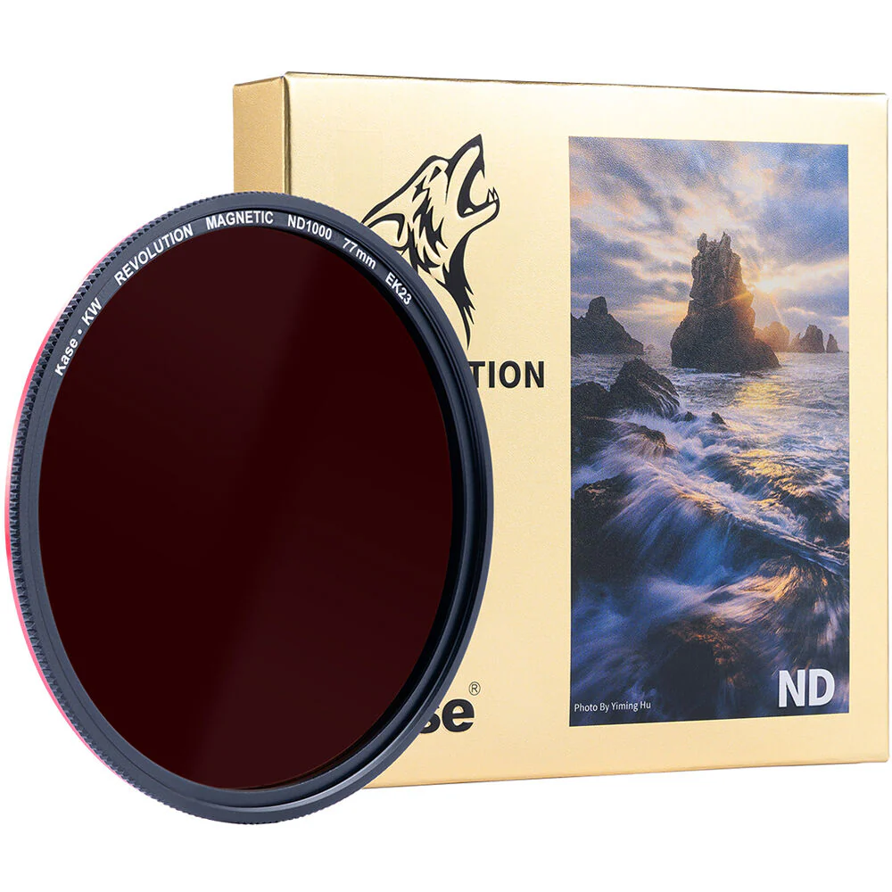 Kase KW Revolution Plus Magnetic ND Filter (77mm, 10-Stop, Red) - Image 3