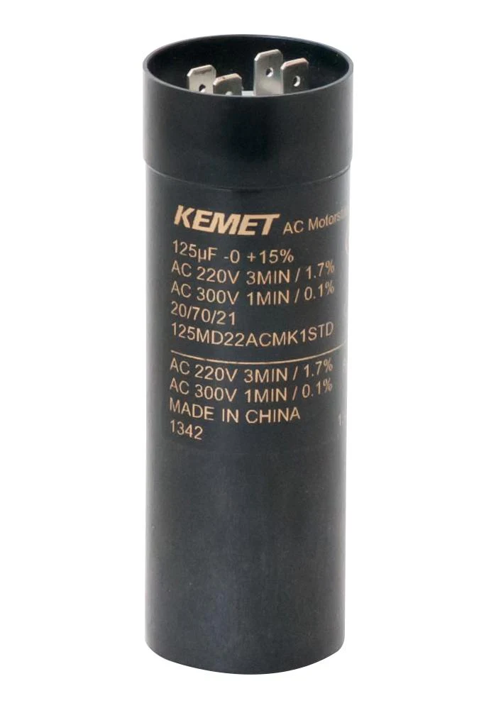 Kemet 080MS26AAMK1STD Electrolytic Capacitor Motor Start 80 µF 260 VAC ± 10% Snap-In 500 Hours @ 60°C