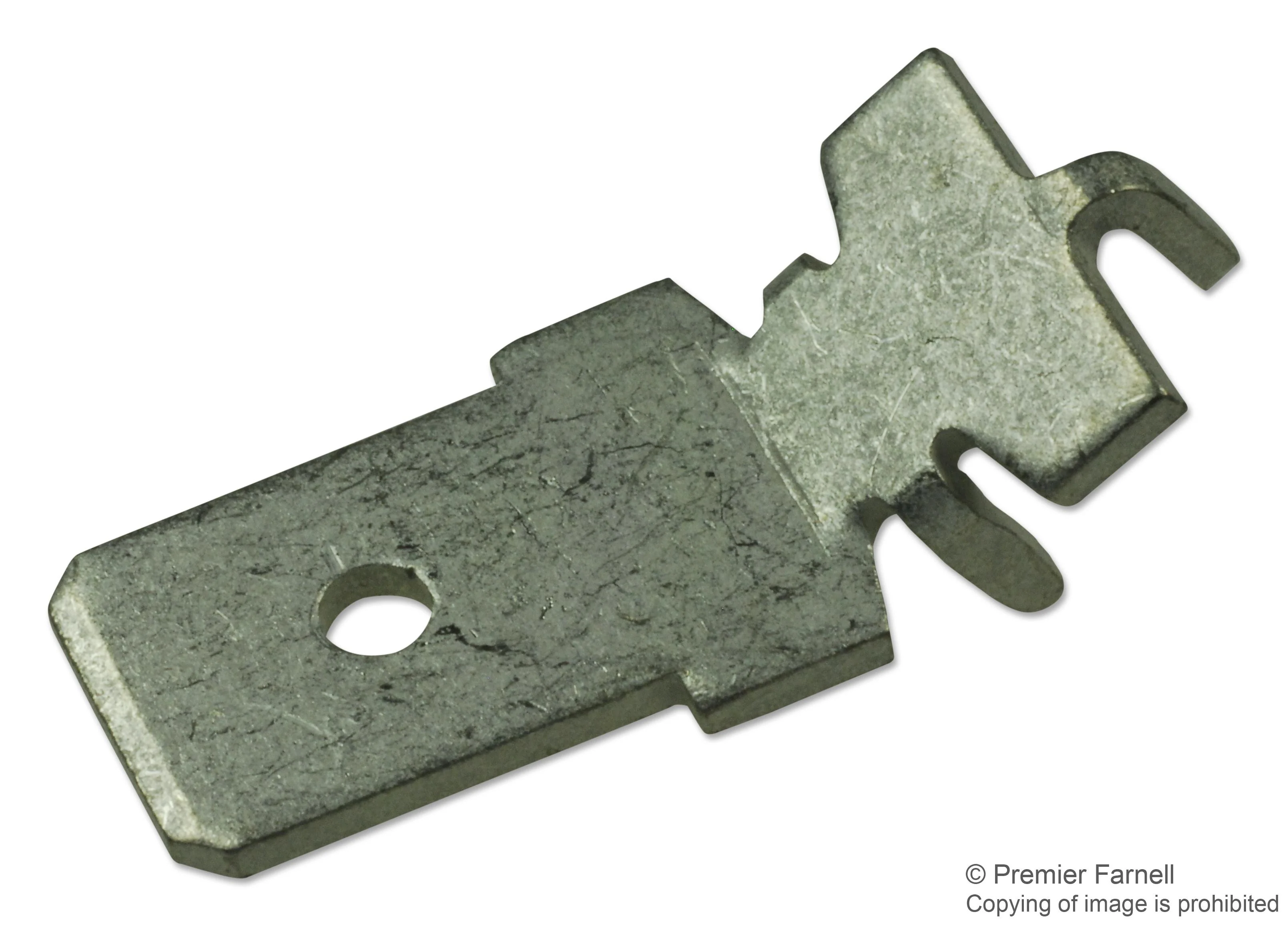 KEYSTONE 4908 TERMINAL, MALE DISCONNECT, 0.25IN, THOUGH HOLE